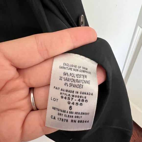 Black suit blazer - Picture 2 of 2